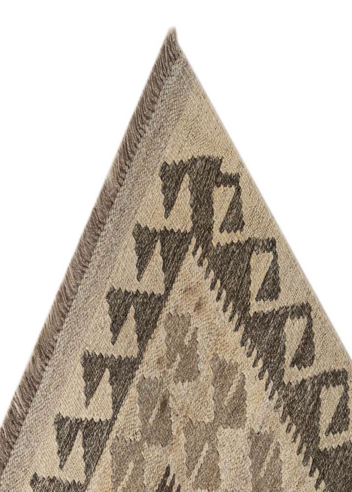 2' 10 x 9' 8 Hand Woven Kilim Maymana Wool Runner Rug
