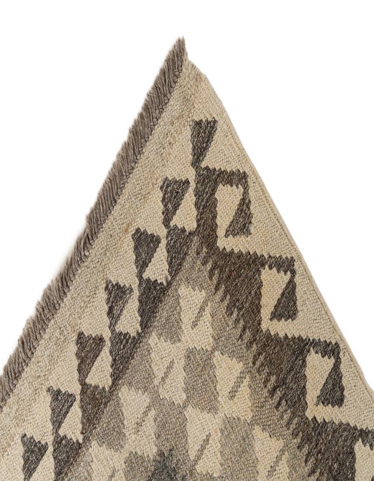 Detail image of 2' 9 x 9' 10  Hand Woven Kilim Maymana Wool Runner Rug
