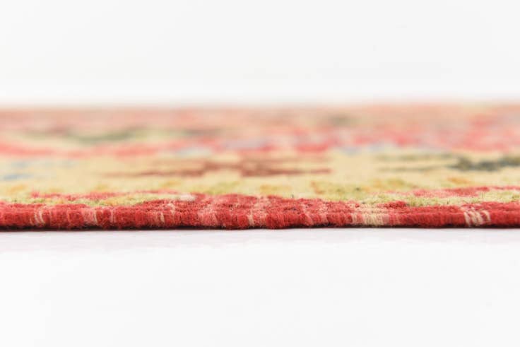 Detailansicht von 95cm x 195cm Handgewebt Kilim Maymana Wolle Läufer Teppich