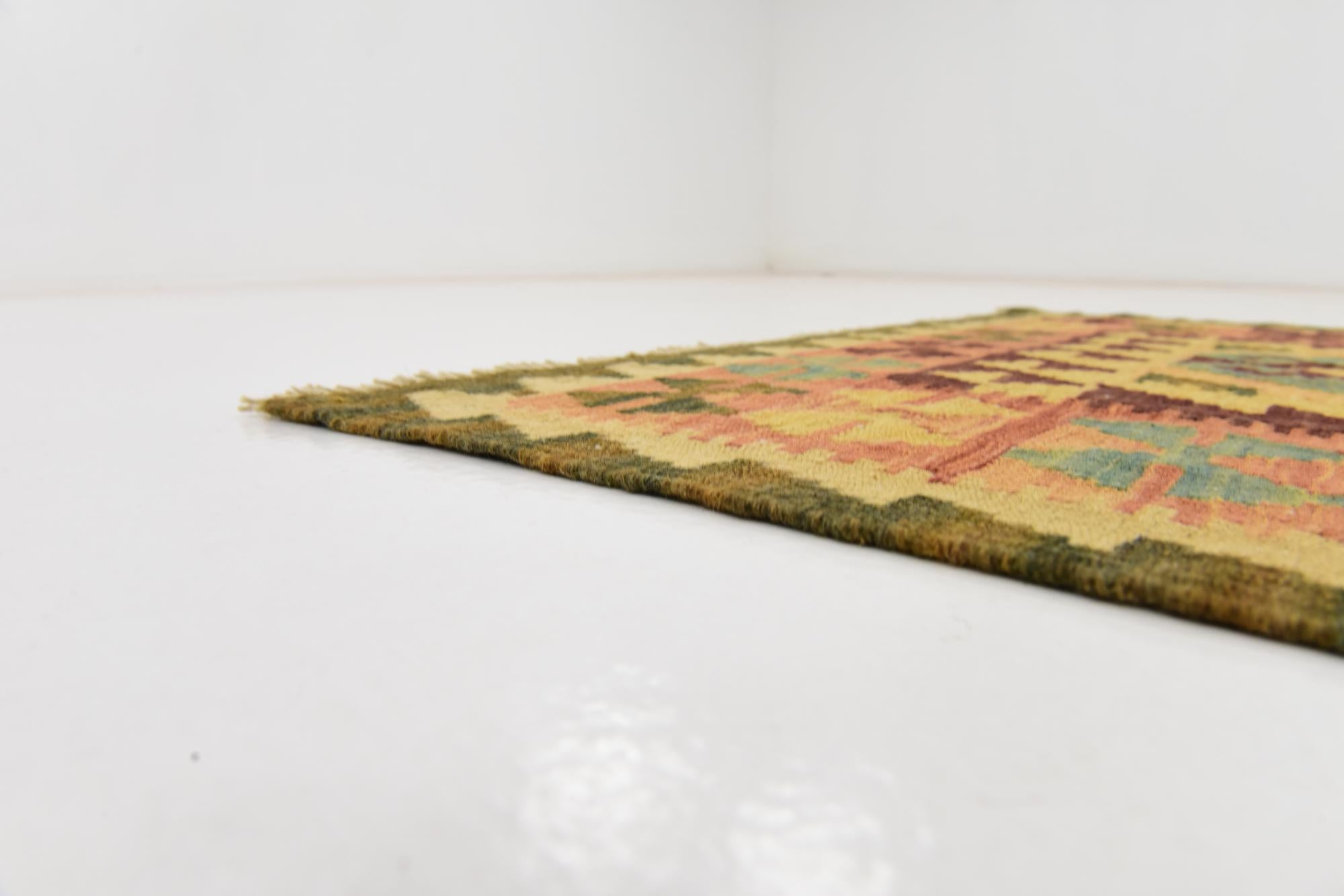 2' 7 x 9' 9 Hand Woven Kilim Maymana Wool Runner Rug