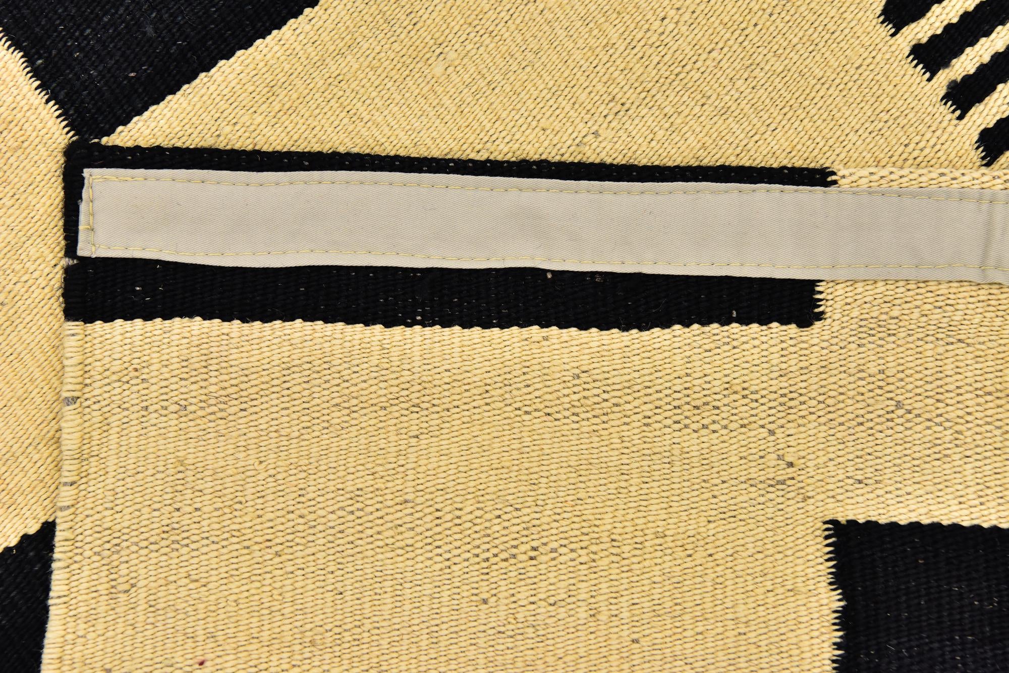 2' 8 x 8' 2 Hand Woven Kilim Modern Wool Runner Rug
