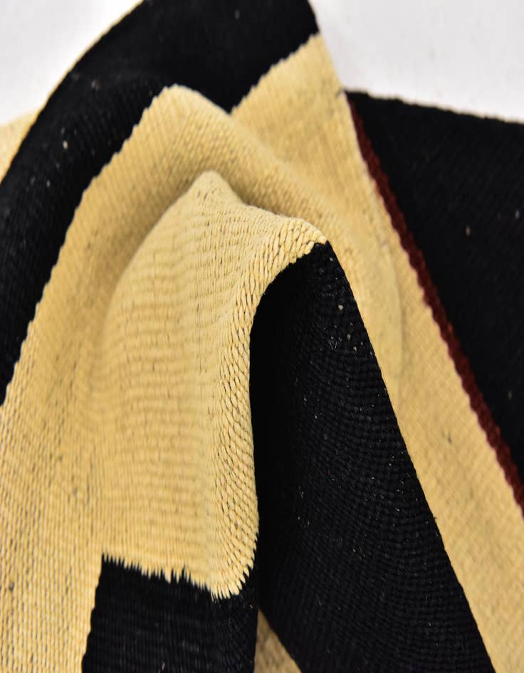 Detail image of 2' 8 x 8' 2  Hand Woven Kilim Modern Wool Runner Rug