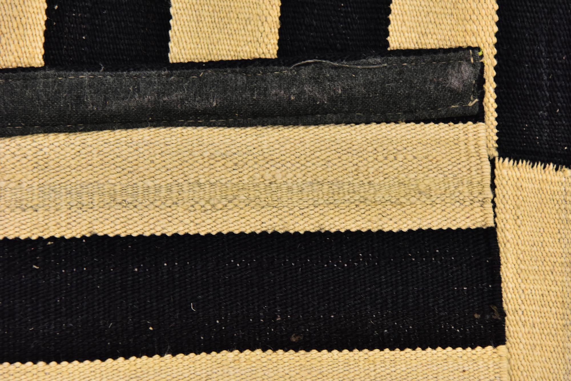 2' 9 x 9' 9 Hand Woven Kilim Modern Wool Runner Rug