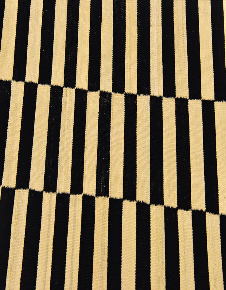 Detail image of 2' 9 x 9' 9  Hand Woven Kilim Modern Wool Runner Rug