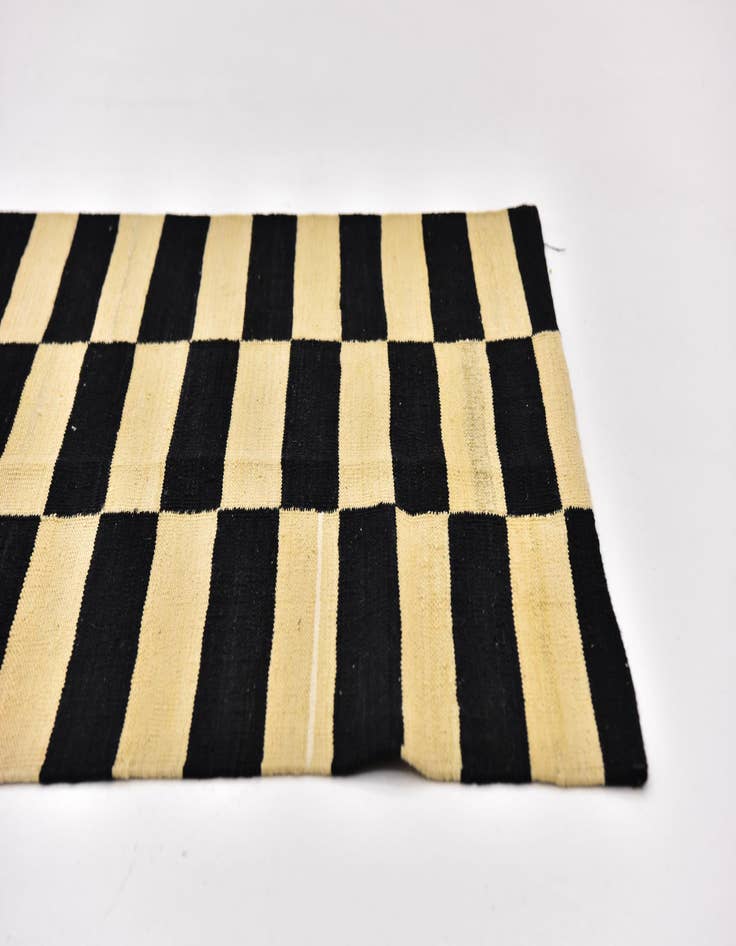 Detail image of 2' 9 x 9' 9  Hand Woven Kilim Modern Wool Runner Rug