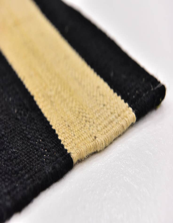 Detail image of 2' 9 x 9' 9  Hand Woven Kilim Modern Wool Runner Rug