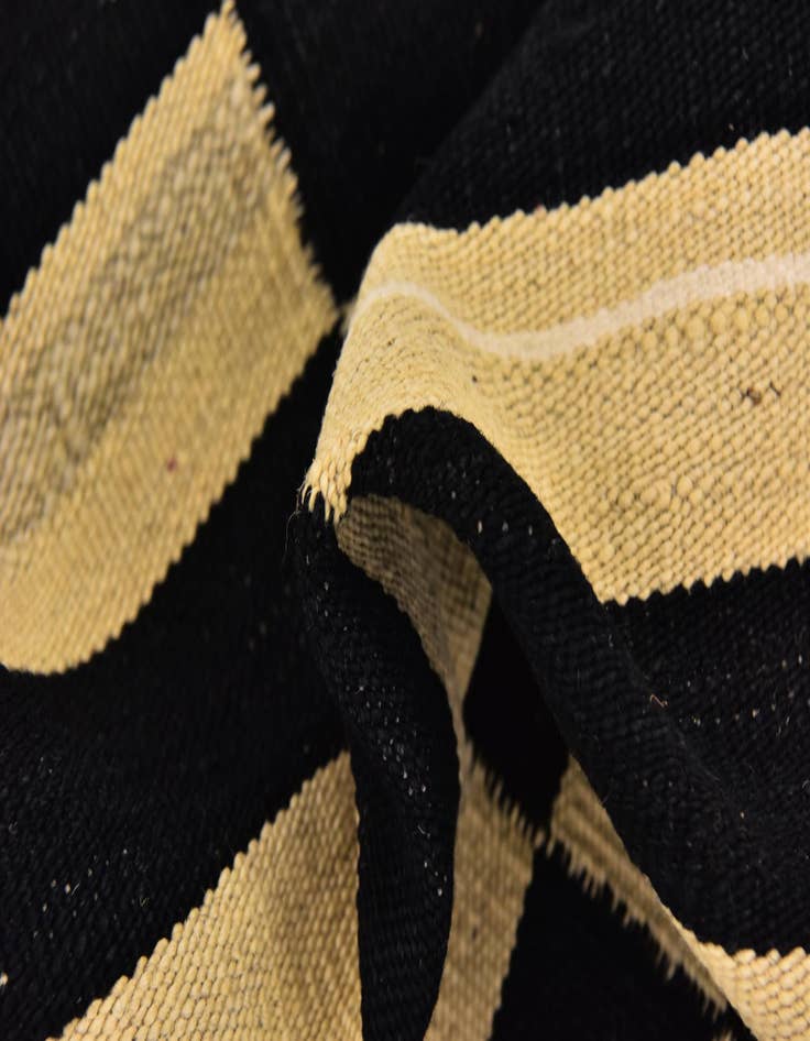 Detail image of 2' 9 x 9' 9  Hand Woven Kilim Modern Wool Runner Rug