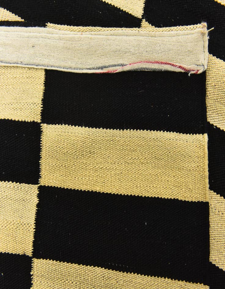 Detail image of 2' 8 x 9' 9  Hand Woven Kilim Modern Wool Runner Rug