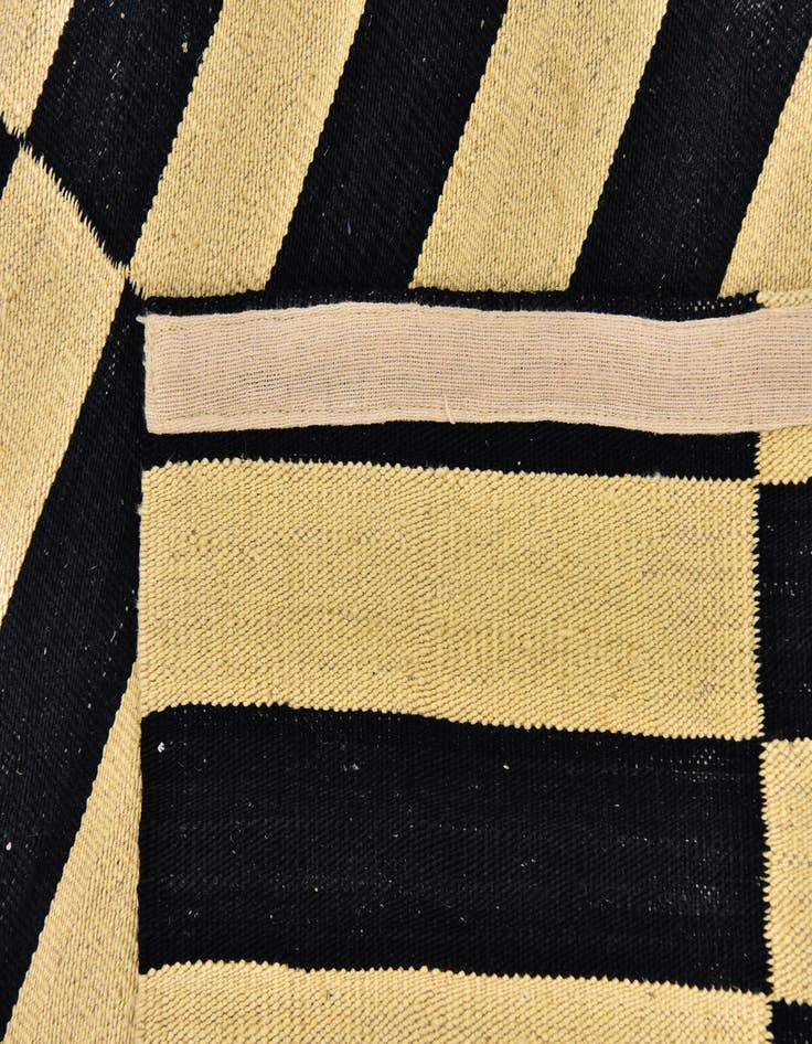 Detail image of 2' 10 x 9' 10  Hand Woven Kilim Modern Wool Runner Rug