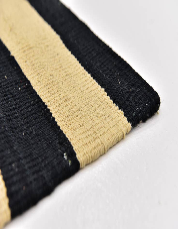 Detail image of 2' 10 x 9' 10  Hand Woven Kilim Modern Wool Runner Rug