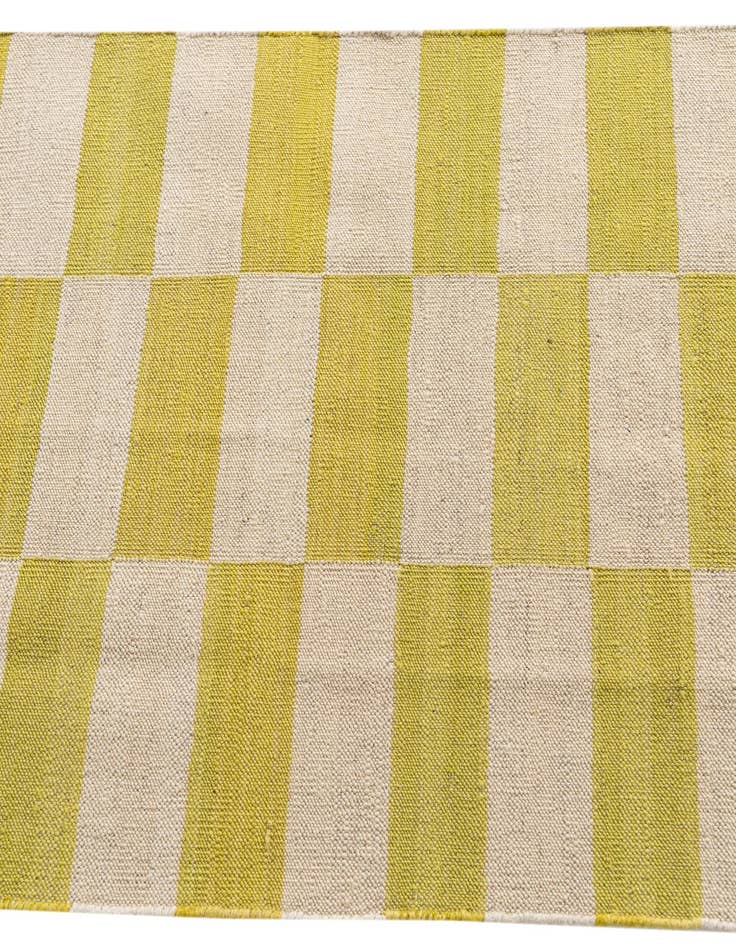 Detail image of 2' 6 x 7' 9  Hand Woven Kilim Modern Wool Runner Rug