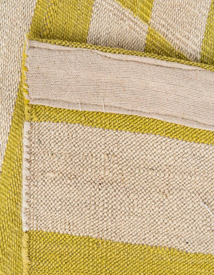 Detail image of 2' 6 x 7' 9  Hand Woven Kilim Modern Wool Runner Rug