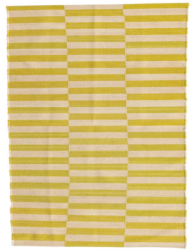 Detail image of 2' 6 x 7' 9 Hand Woven Kilim Modern Wool Runner Rug