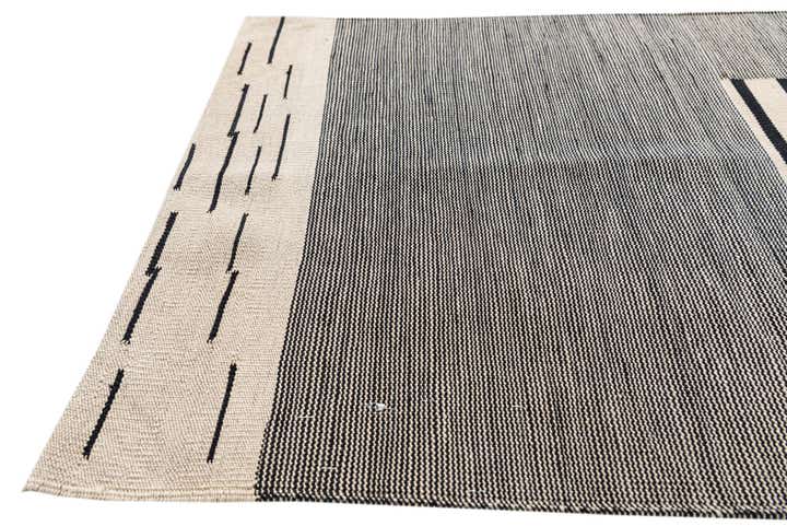 2' 7 x 13' 4 Hand Woven Kilim Modern Wool Runner Rug