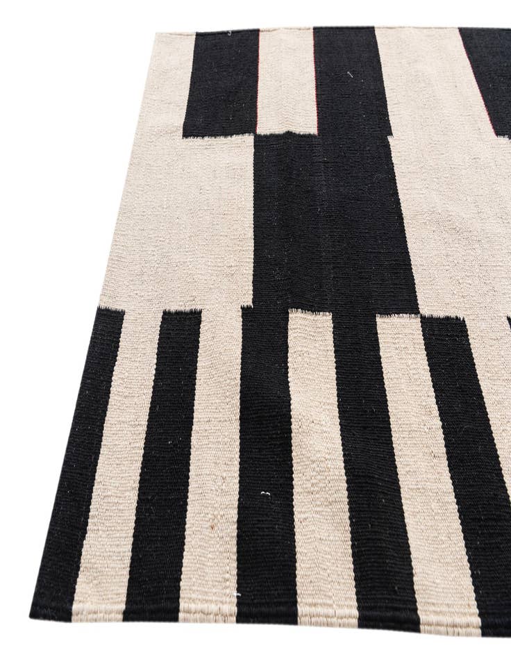 Detail image of 2' 9 x 9' 7  Hand Woven Kilim Modern Wool Runner Rug