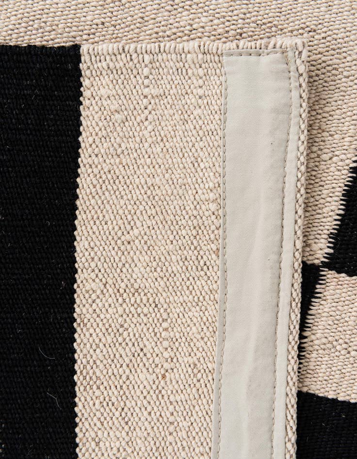 Detail image of 2' 9 x 9' 7  Hand Woven Kilim Modern Wool Runner Rug