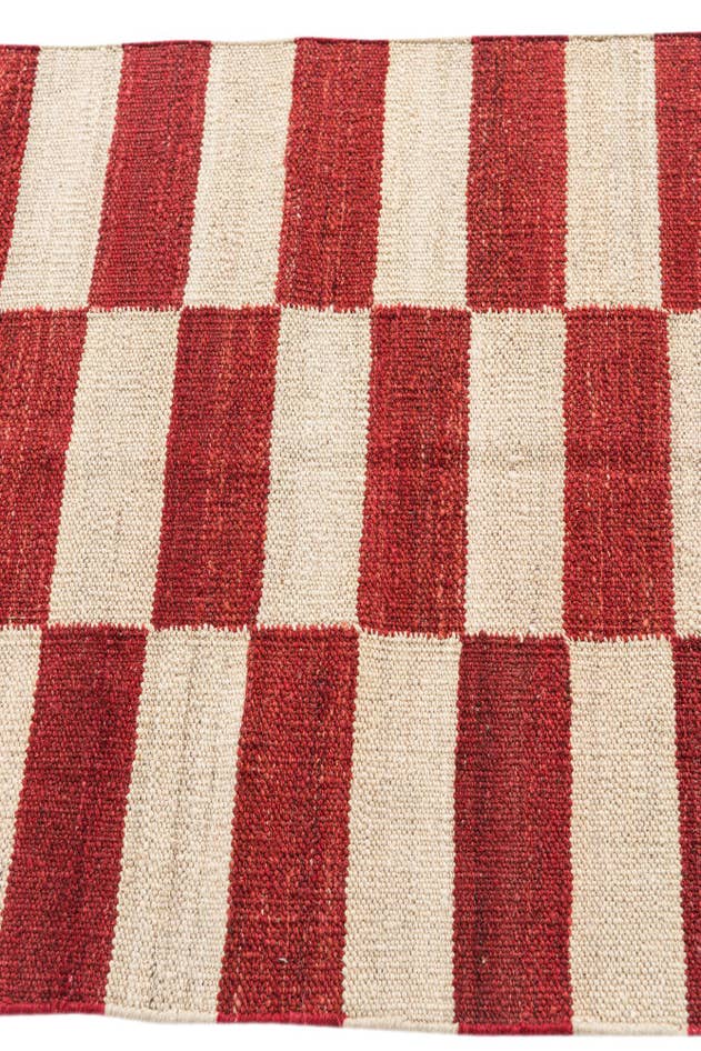 Detail image of 2' 6 x 7' 6 Hand Woven Kilim Modern Wool Runner Rug