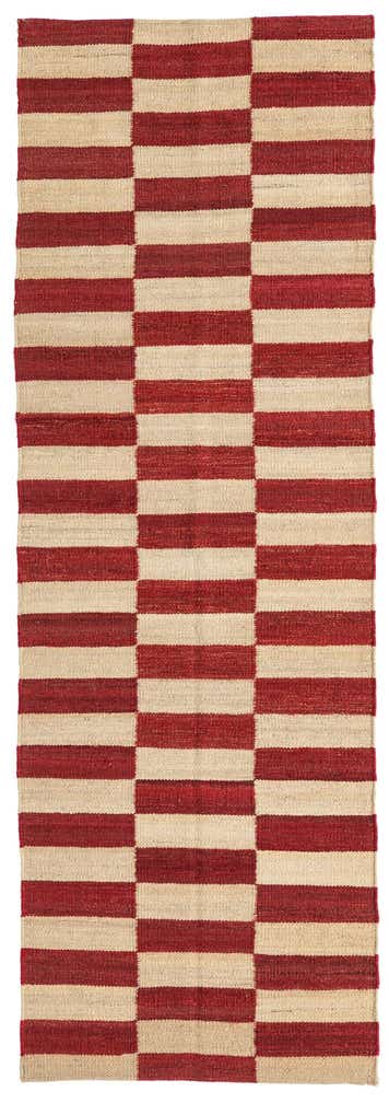 2' 6 x 7' 6 Hand Woven Kilim Modern Wool Runner Rug