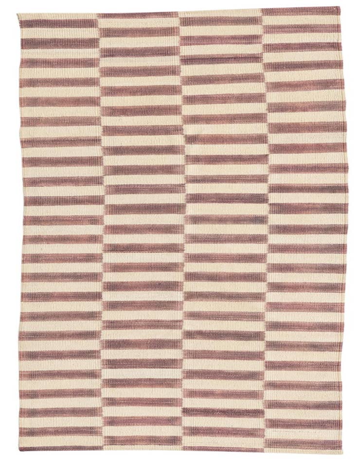 Detail image of 2' 6 x 7' 1 Hand Woven Kilim Modern Wool Runner Rug