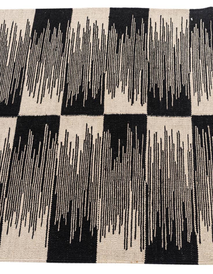 Detail image of 2' 8 x 9' 3  Hand Woven Kilim Modern Wool Runner Rug