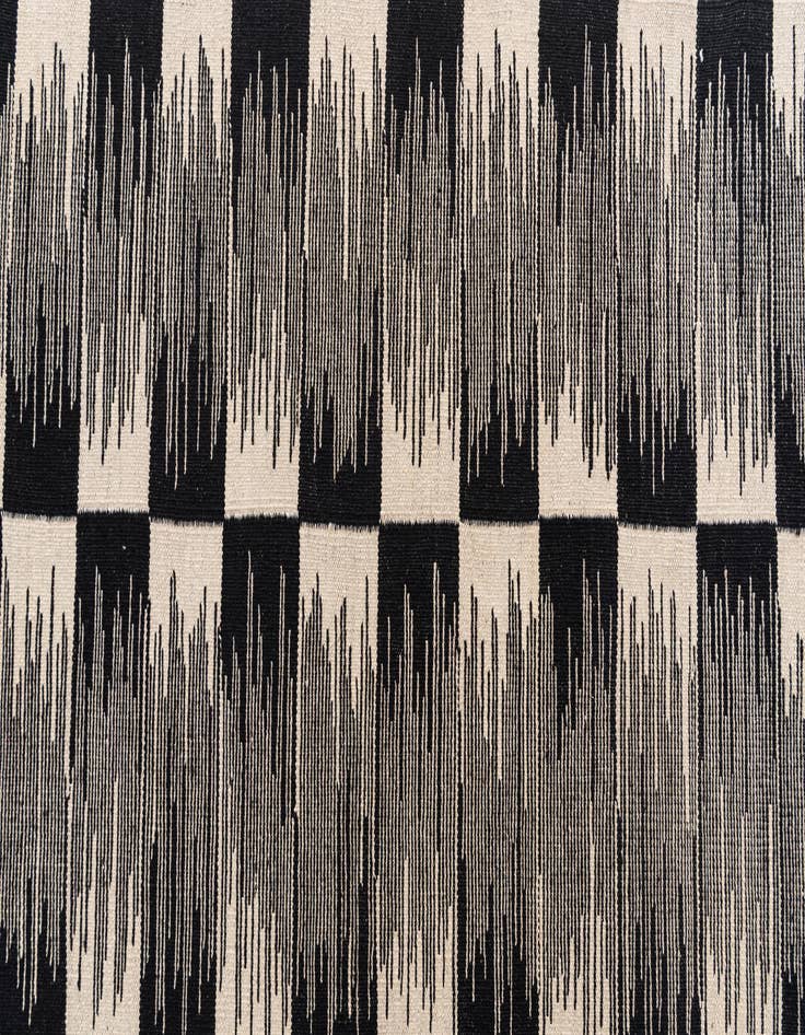 Detail image of 2' 8 x 9' 3  Hand Woven Kilim Modern Wool Runner Rug