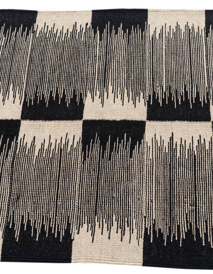Detail image of 2' 6 x 8' 5  Hand Woven Kilim Modern Wool Runner Rug