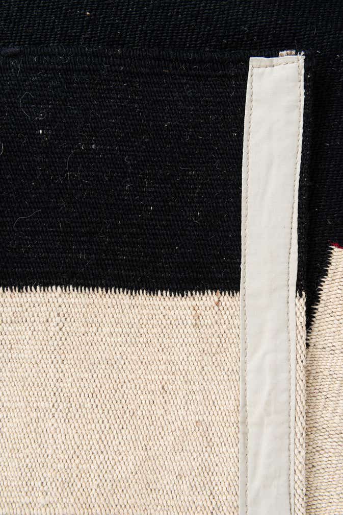 2' 9 x 9' 8 Hand Woven Kilim Modern Wool Runner Rug