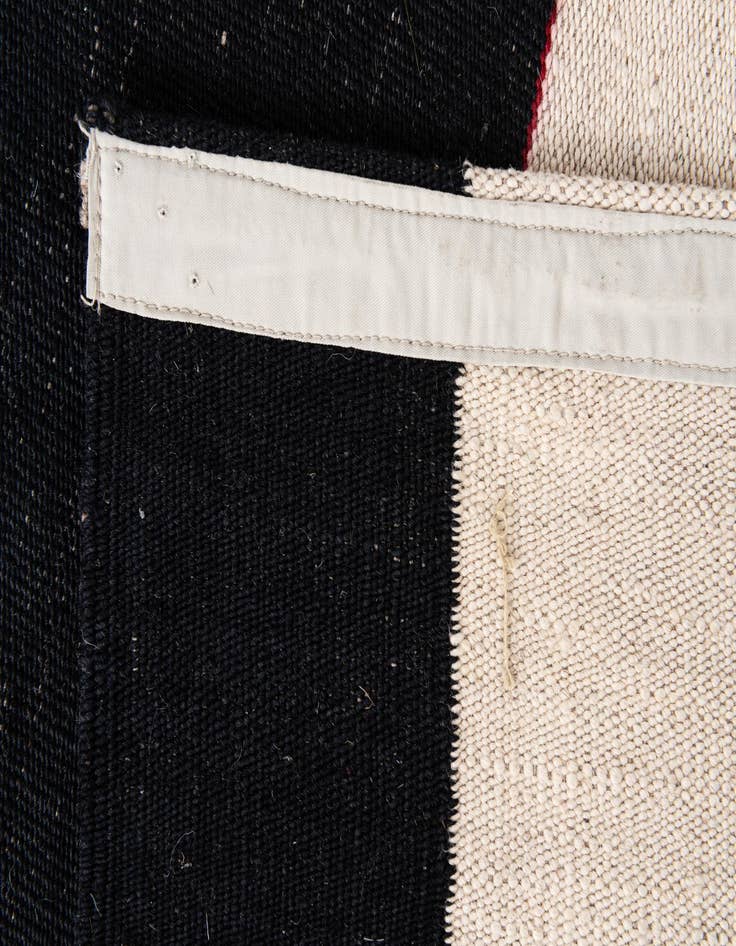 Detail image of 2' 8 x 9' 7  Hand Woven Kilim Modern Wool Runner Rug