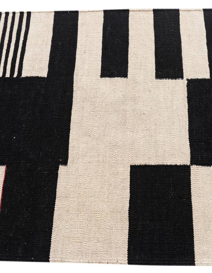 Detail image of 2' 9 x 9' 7  Hand Woven Kilim Modern Wool Runner Rug
