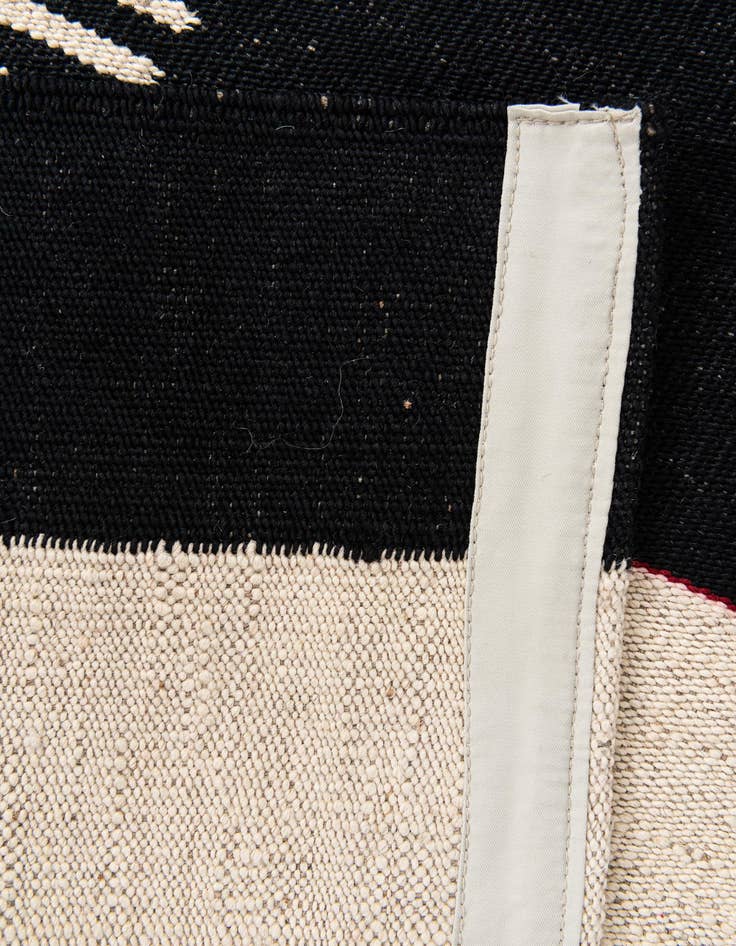 Detail image of 2' 9 x 9' 7  Hand Woven Kilim Modern Wool Runner Rug