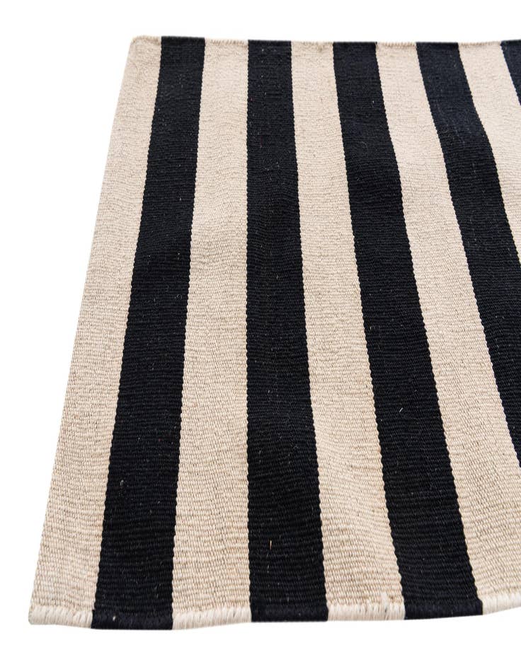 Detail image of 1' 8 x 14' 6  Hand Woven Kilim Modern Wool Runner Rug