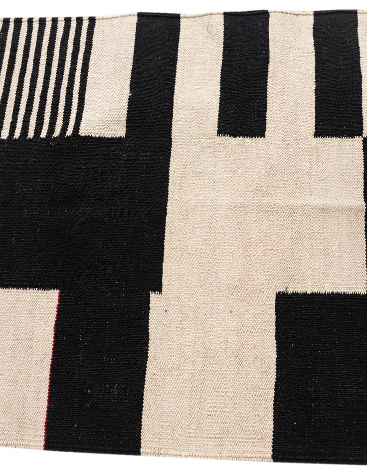 Detail image of 2' 8 x 9' 5  Hand Woven Kilim Modern Wool Runner Rug