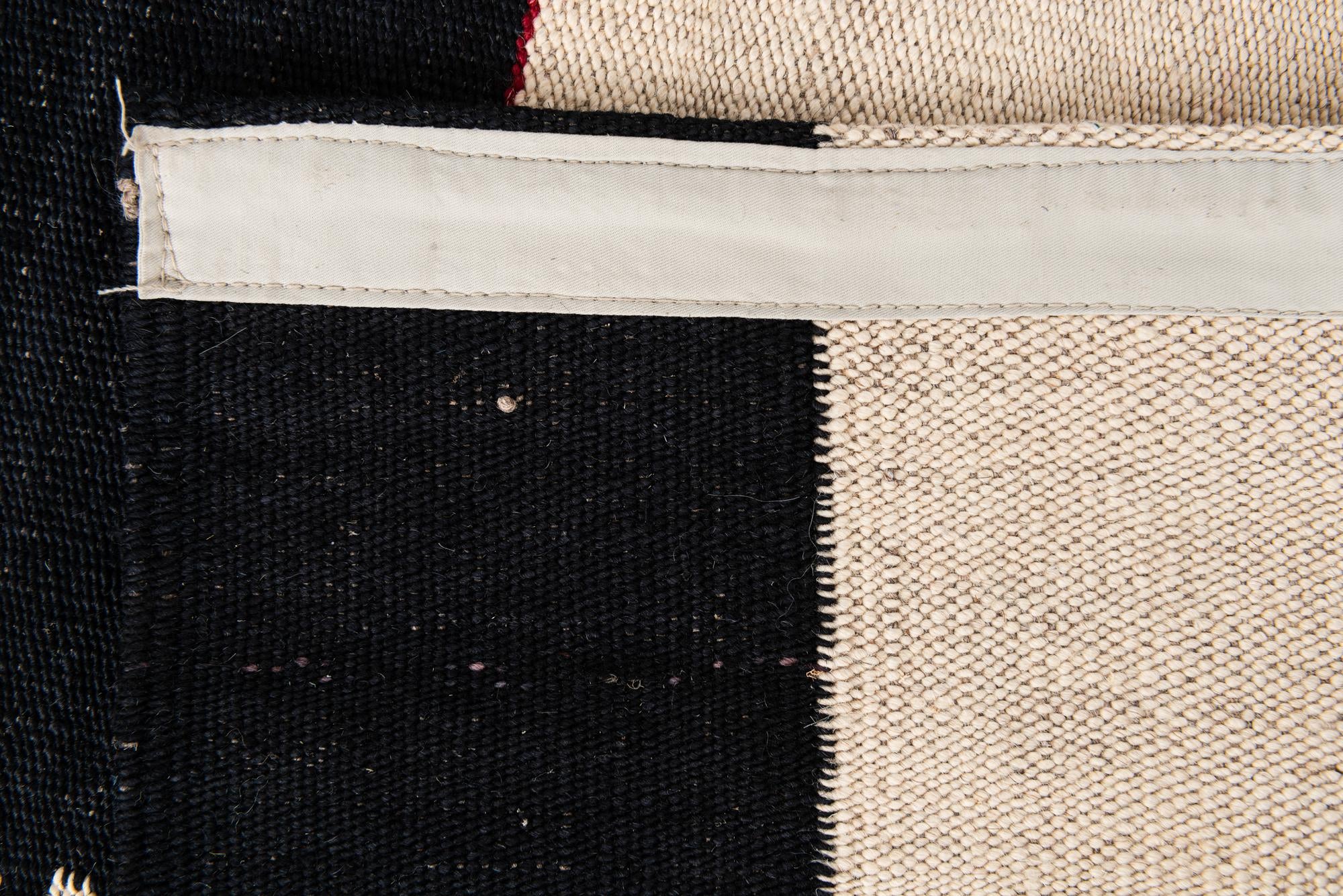 2' 8 x 9' 5 Hand Woven Kilim Modern Wool Runner Rug