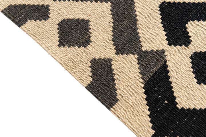 2' 8 x 7' 7 Hand Woven Kilim Modern Wool Runner Rug