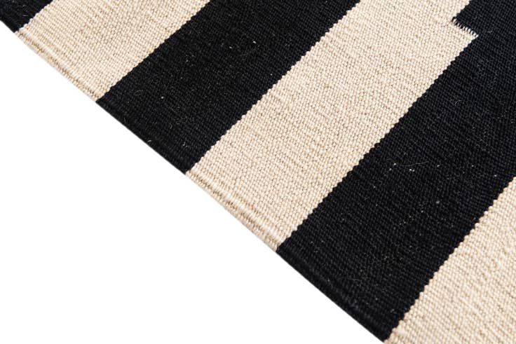 Detail image of 2' 10 x 9' 8 Hand Woven Kilim Modern Wool Runner Rug