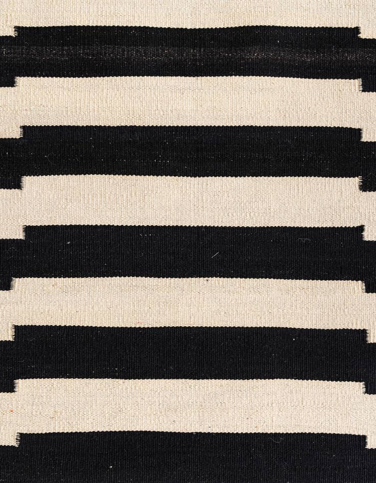 Detail image of 2' 10 x 9' 8  Hand Woven Kilim Modern Wool Runner Rug