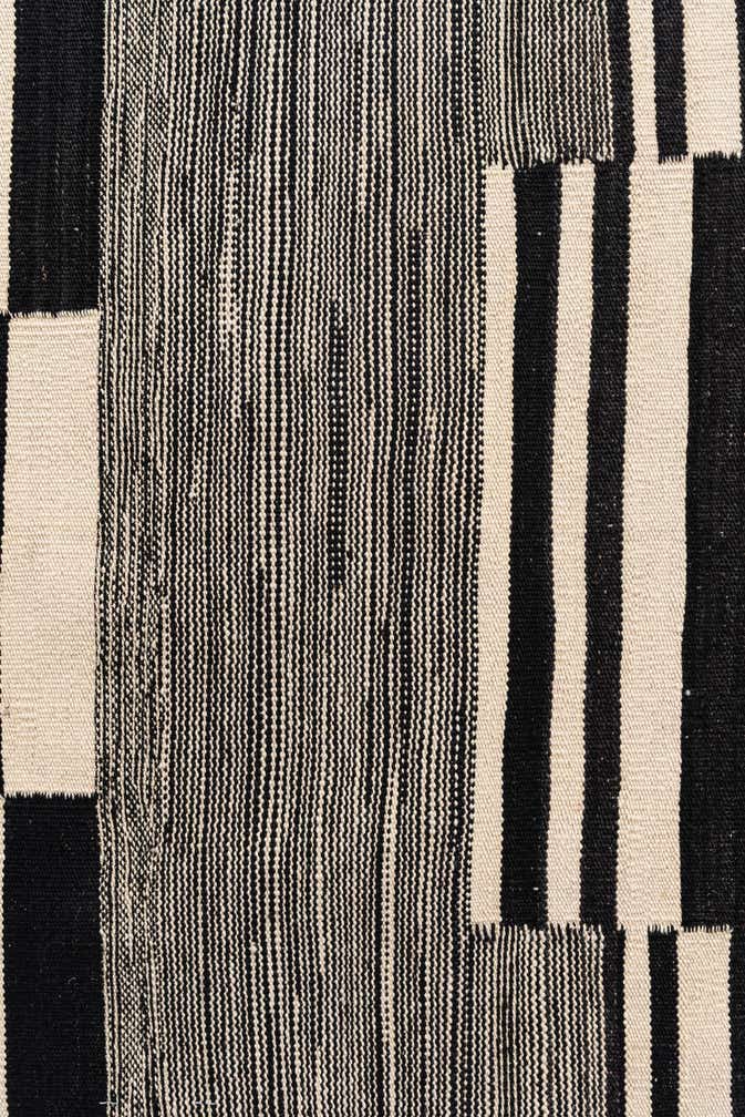 2' 10 x 9' 8 Hand Woven Kilim Modern Wool Runner Rug