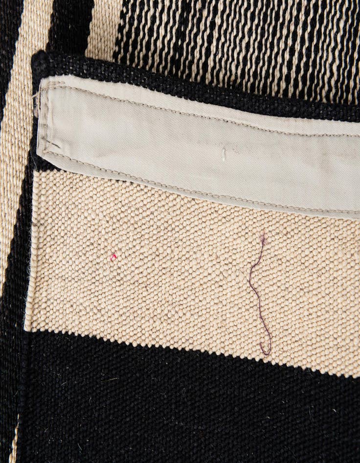 Detail image of 2' 10 x 9' 8  Hand Woven Kilim Modern Wool Runner Rug