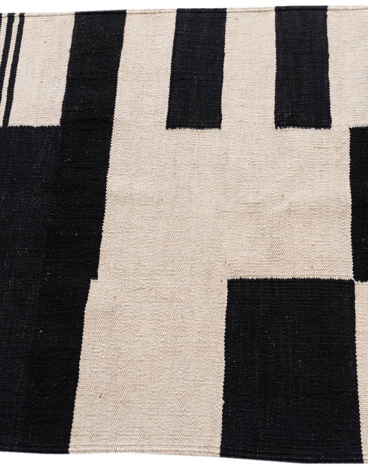 Detail image of 2' 10 x 11' 1  Hand Woven Kilim Modern Wool Runner Rug