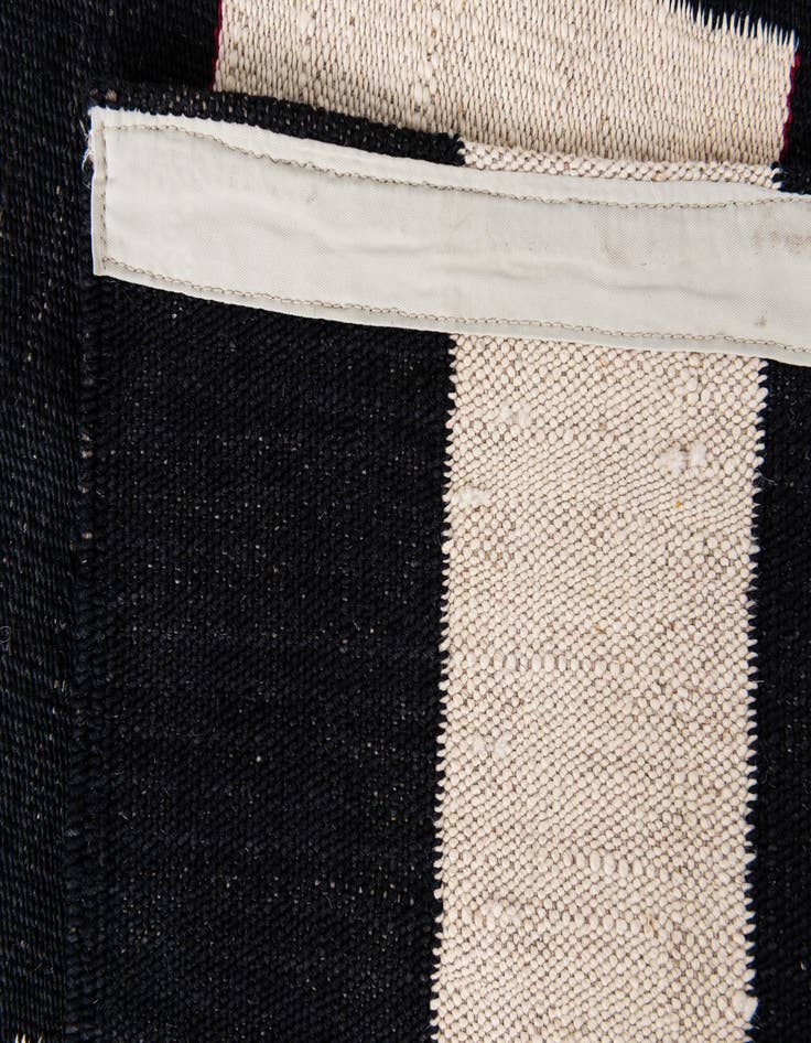 Detail image of 2' 10 x 11' 1  Hand Woven Kilim Modern Wool Runner Rug