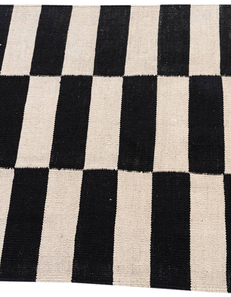Detail image of 2' 8 x 9' 8  Hand Woven Kilim Modern Wool Runner Rug