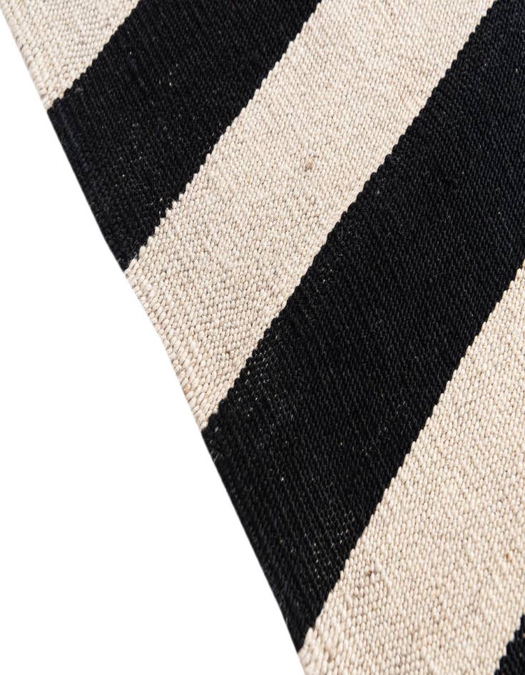 Detail image of 2' 8 x 9' 8  Hand Woven Kilim Modern Wool Runner Rug