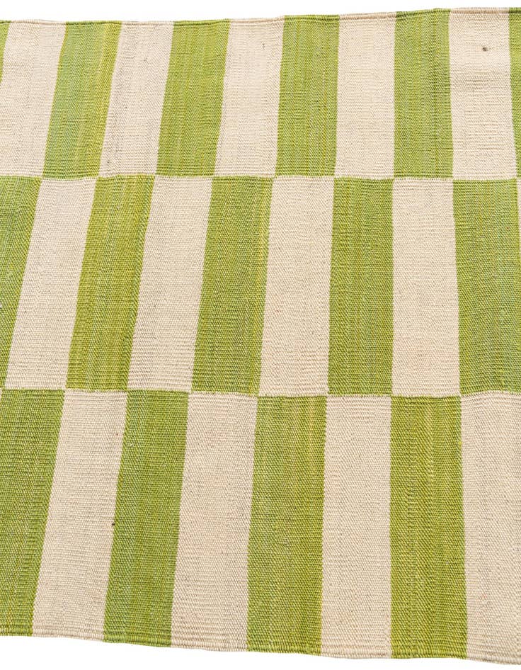 Detail image of 2' 7 x 9' 10  Hand Woven Kilim Modern Wool Runner Rug