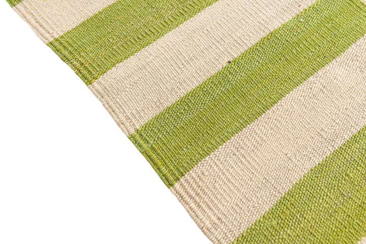 2' 7 x 9' 10 Hand Woven Kilim Modern Wool Runner Rug