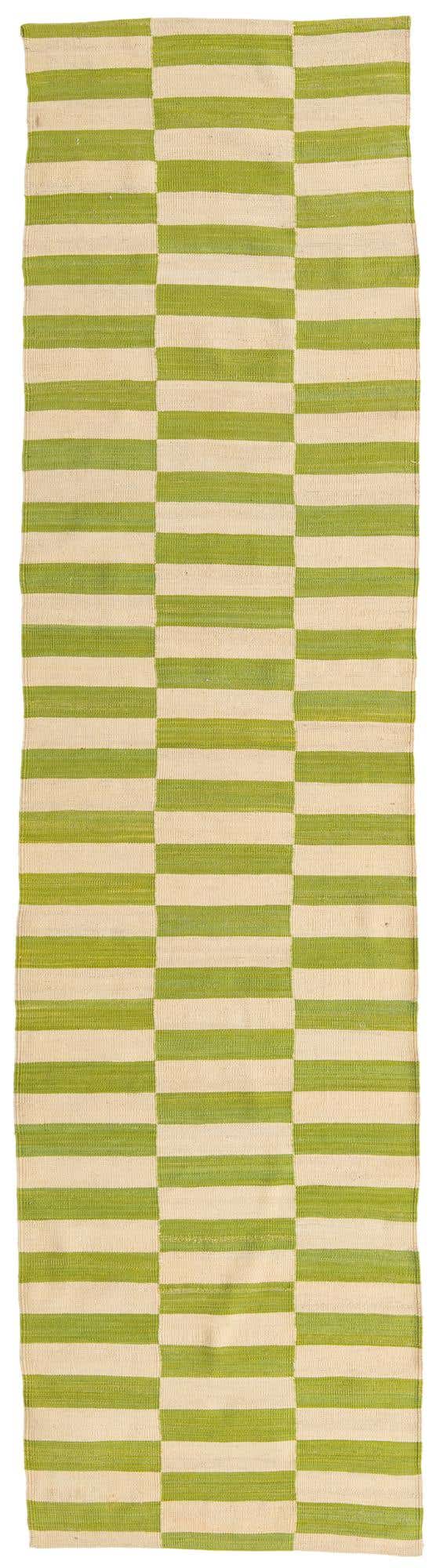 2' 7 x 9' 10 Hand Woven Kilim Modern Wool Runner Rug