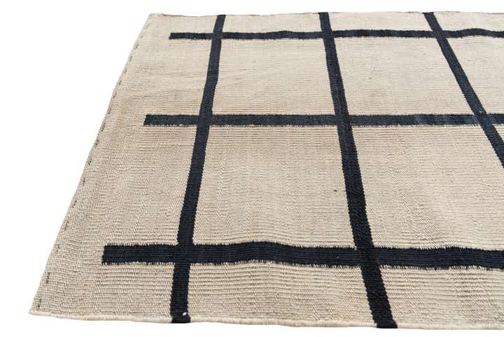 70cm x 240cm Hand Woven Kilim Modern Wool Runner Rug