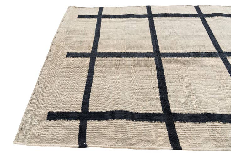 Detail image of 70cm x 240cm Hand Woven Kilim Modern Wool Runner Rug