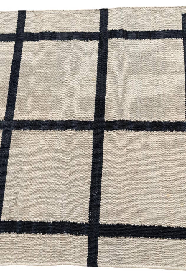 Detail image of 70cm x 240cm Hand Woven Kilim Modern Wool Runner Rug