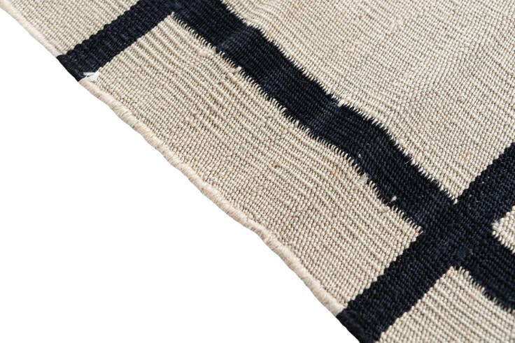 Detail image of 70cm x 240cm Hand Woven Kilim Modern Wool Runner Rug
