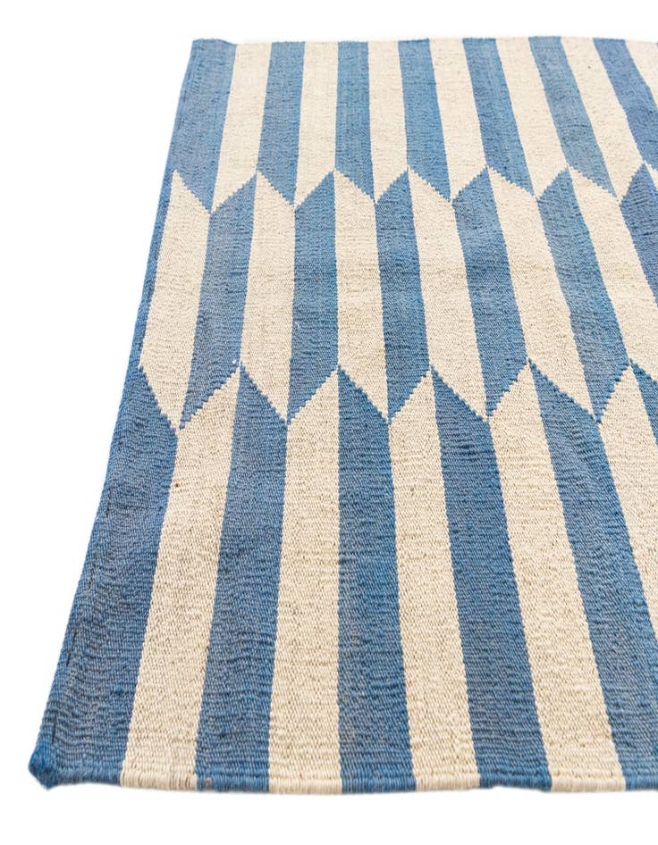 Detail image of 2' 9 x 9' 7  Hand Woven Kilim Modern Wool Runner Rug